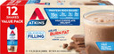 Atkins Milk Chocolate Delight Protein Shake, 15G Protein, Low Glycemic, 2G Net Carb, 1G Sugar, Keto Friendly, 12 Count
