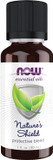 Now Essential Oils, Nature'S Shield, Energizing Aromatherapy Scent, Blend Of Pure Essential Oils, Vegan, Child Resistant Cap, 1-Ounce