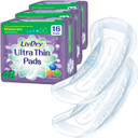 Livdry Incontinence Ultra Thin Pads For Women | Leak Protection And Odor Control | Extra Absorbent (Moderate 48-Count)