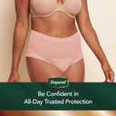 Depend Silhouette Adult Incontinence & Postpartum Underwear For Women, Maximum Absorbency, Small, Pink, 60 Count, Packaging May Vary