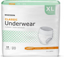 Mckesson Classic Underwear, Incontinence, Light Absorbency, Xl, 14 Count