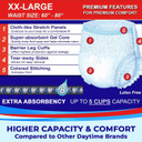 Livdry Adult Xxl Incontinence Underwear, Extra Absorbency Adult Diapers, Leak Protection, Xx-Large, 12-Pack