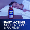 Vicks Nyquil Severe Cold, Flu, And Congestion Medicine, 2X12 Fl Oz Twin Pack, Berry Flavor, Maximum Strength, Nighttime Relief