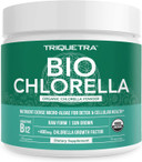 Organic Chlorella Powder - 3 Organic Certifications, Raw Form & Sun Grown - Guaranteed Best Source Of Chlorella, Maximum Nutrient & Cgf Levels (Chlorella Growth Factor) - 75 Servings (225 Gr)