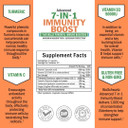 Immune Support Supplement With Zinc Vitamin C Vitamin D 5000 Iu Elderberry Ginger D3 Goldenseal - Dr Approved Immunity Vitamins For Adults Women And Men - Natural Immune System Booster Defense -120Ct