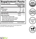 Mushrooms Drink Mix, Citrus Flavor - 8.47 Oz. - Cordyceps, Reishi, Agaricus Blazei, Shiitake, Maitake & Turkey Tail - Certified Organic, Non-Gmo, Vegan, Gluten Free - 30 Servings