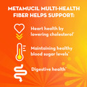 Metamucil, Psyllium Husk Fiber Supplement, 3-In-1 Fiber For Digestive Health, Plant Based Fiber, 100 Capsules (Pack Of 2)