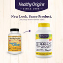 Healthy Origins Cognizin (Citicoline), 250 Mg - Brain Supplement For Memory With Citicoline Cdp Choline - Non-Gmo, Vegan & Gluten-Free Supplement - 150 Veggie Capsules