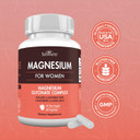 4 In 1 Magnesium Supplement For Women - Magnesium Glycinate With Chasteberry Dong Quai And Vitamin B6 For Stress Relief, Healthy Sleep, Nerves, Bones, Muscles (Manufactured In The Usa) 60 Capsules