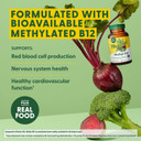 Megafood Methyl B12 - Vegan - Includes Methyl Folate, Vitamin B12 & B6 - Supports Cellular Energy Production, Nervous System Health & Cardiovascular Function - 60 Tablets Megafood Methyl B12 - Vegan - Includes Methyl Folate, Vitamin B12 & B6 - Supports Cellular Energy Production, Nervous System Health & Cardiovascular Function - 60 Tablets