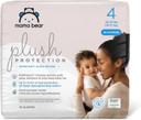 Mama Bear Plush Protection Diapers, Hypoallergenic, Size 4, 36 Count, White And Cloud Dreams