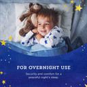Mama Bear Overnight Diapers, Hypoallergenic, Size 5 (62 Count), White