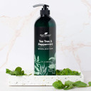 Plant Therapy Tea Tree And Peppermint Essential Oil Natural Body Wash W/Pump 32 Oz With 2Oz Travel Size, For All Skin Types, Sulfate Free Body Wash, For Men Or Women