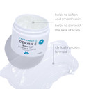 Derma-E Scar Gel  Scar Treatment For Face  Hydrating Scar Remover Gel For Acne Scars, Burns & Stretch Marks, Panthenol & Allantoin Scar Gel, 2 Oz