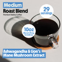 Better Alt Mushroom Ground Coffee | Medium Roast | Premium Arabica With Lion'S Mane & Ashwagandha | No Crashes & Jitters | 10 Oz