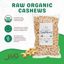 Jiva Organics Raw Organic Cashews (Whole) 2 Pound Bag