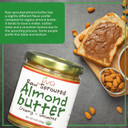 Jiva Organics RAW SPROUTED Organic Almond Butter 8-Ounce Jar