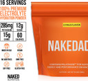 Naked Nutrition Nakedade  Performance Enhancing Sports Drink Powder - Citrus Flavor Electrolyte Powder  No Gmos Or Artificial Sweeteners, Gluten-Free, Soy-Free, Dairy-Free 