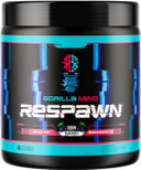 Gorilla Mind Respawn (Cherry Blackout) - Advanced Gaming Supplement With Powerful Nootropics For Amplified Focus, Enhanced Reaction Time And Clean Energy (40 Servings)