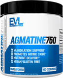 Evlution Agmatine Sulfate Nitric Oxide Powder Nutrition High Strength Agmatine Sulfate Powder Nitric Oxide Supplement For High Intensity Pumps Muscle Growth Recovery And Performance - Unflavored