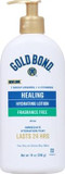 Gold Bond Fragrance Free Healing Hydrating Lotion, 14 Oz., With Aloe, Immediate 24-Hour Hydration