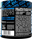 Evl Ultimate Pre Workout Powder - Thermogenic Fat Burn Support Preworkout Powder Drink For Lasting Energy Focus And Stamina - Engn Shred Intense Creatine Free Preworkout Drink Mix - Blue Raz