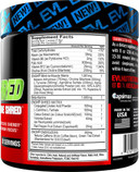 Evl Ultimate Pre Workout Powder - Thermogenic Fat Burn Support Preworkout Powder Drink For Lasting Energy Focus And Stamina - Engn Shred Intense Creatine Free Preworkout Drink Mix - Blue Raz
