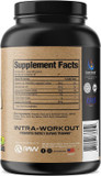 Raw Intra Workout Supplement Powder, Lemon Lime - Intra Supplement For Hydration, Mental Focus, Energy, & Workout Recovery - Intra Workout Powder That Increases Performance & Endurance - 30 Servings