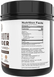 16Oz Chocolate Bone Broth Protein Powder From Grass Fed Beef - Non-Gmo Ingredients, Gut-Friendly, Low Carb Dairy Free Protein Powder - Natural Collagen Source For Joint Support - Keto Friendly