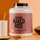 Naked Nutrition Naked Rice 1Lb - Organic Brown Rice Protein Powder - Vegan Protein Powder, Gmo Free, Gluten Free & Soy Free. Plant-Based Protein, No Artificial Ingredients - 15 Servings