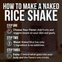 Naked Nutrition Naked Rice 1Lb - Organic Brown Rice Protein Powder - Vegan Protein Powder, Gmo Free, Gluten Free & Soy Free. Plant-Based Protein, No Artificial Ingredients - 15 Servings