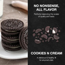 Raw Vegan Protein Powder, Cookies N Cream - 20G Of Plant-Based Protein Powder & Fortified With Vitamins For Muscle Growth & Recovery - Low-Fat, Low Carb, Naturally Flavored & Sweetened - 25 Servings