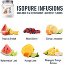 Isopure Protein Powder, Clear Whey Isolate Protein, Post Workout Recovery Drink Mix, Gluten Free With Zero Added Sugar, Infusions- Watermelon Lime, 16 Servings