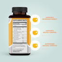 Metabolism - Weight Control Support & Energy Boosting Supplement - Natural Appetite Suppressant - Curbs Cravings - Green Tea, Coffee Bean, Chromium, Cacao & Theobromine - 70 Capsules