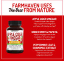 Apple Cider Vinegar Capsules With Ginger, Papaya & Chamomile | 1390Mg | Improves Digestion, Energy, Immunity | Soothes Gas & Bloating Issues | Like With Mother | Non-Gmo & 100% Natural | 90 Capsules