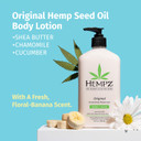 Hempz Body Lotion - Fresh Coconut & Watermelon Daily Moisturizing Cream, Shea Butter Body Moisturizer - Skin Care Products, Hemp Seed Oil - Large