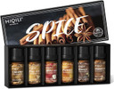 Hiqili Spice Fragrance Oil, Scented Oil 6X10Ml For Candle Making Soap Slime, Fall Essential Oils For Diffuser Home, Cinnamon Pumpkin Vanilla Apple Cider Harvest Spice Fall Leaf, Christmas Gifts