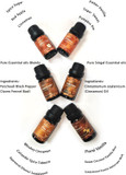 Hiqili Spice Fragrance Oil, Scented Oil 6X10Ml For Candle Making Soap Slime, Fall Essential Oils For Diffuser Home, Cinnamon Pumpkin Vanilla Apple Cider Harvest Spice Fall Leaf, Christmas Gifts
