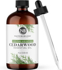 100% Pure Cedarwood Essential Oil Therapeutic Grade Premium Quality (4 Fl. Oz) With Glass Dropper, Perfect For Aromatherapy
