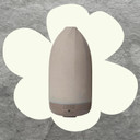 Plant Therapy Metro Stone Diffuser Gray - Essential Oil Diffuser - Sleek Design For Home & Office, 8 Hours Of Diffusion, Auto Shut Off, Soft Ambient Lighting, Four Timer Settings