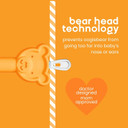Oogiebear: Baby Nose Cleaner & Ear Wax Removal Tool - Safe Booger & Earwax Removal For Newborns, Infants, Toddlers - Dual-Ended - Essential Baby Stuff, Diaper Bag Must-Have, Orange & Seafoam With Case
