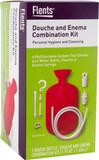Flents Douche And Enema Combination Kit For Men And Women, Large Capacity, Multipurpose Cleaning System, Made With Comfortable Material, Red (1.66 L)