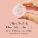 Rael Period Cup, Reusable Storage Case For Menstrual Cups - Medical-Grade Silicone, Bpa Free, Easy To Clean & Dry, Made In Usa