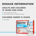 Sudafed Pe Head Congestion + Flu Severe Decongestant Tablets For Adults, 24 Ct