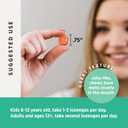 Matys Kids Belly Soother Lozenges For Ages 6 Years Old +, Yummy Black Currant Flavor, Stomach Ache Relief For Childrens Upset Tummy & Digestive Comfort, Sugar Free, Vegan, Dye Free, 20 Count