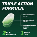 Excedrin Pm Pain Reliever And Nighttime Sleep-Aid Caplets For Headache Relief  24 Count