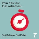 Tylenol Extra Strength Acetaminophen Rapid Release Gels For Pain & Fever, 50 Count