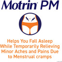 Motrin Pm Caplets, 200 Mg Ibuprofen & 38 Mg Sleep Aid, Nighttime Relief For Minor Pains, 80 Ct