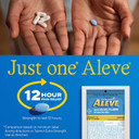 Aleve Pain Reliever & Fever Reducer Naproxen Sodium Caplets, Body Pain Relief, Arthritis Pain Relief, Pain Medicine For Adults And Children Ages 12 And Up, 60 Individual Pouches