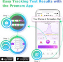 Ovulation & Pregnancy Test Strips Kit: Easy@Home 25 Ovulation Tests 10 Pregnancy Tests & 35 Large Urine Cups - Powered By Premom Ovulation App | 25Lh + 10Hcg + 35 Urine Cups